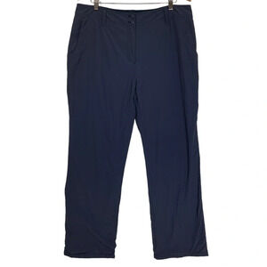 Rohan Winter Crossover Multiflex Light Trousers Blue Walking Pants Womens 16 Reg